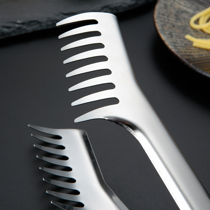 Premium Stainless Steel Kitchen Tongs - 9 Inch Professional
