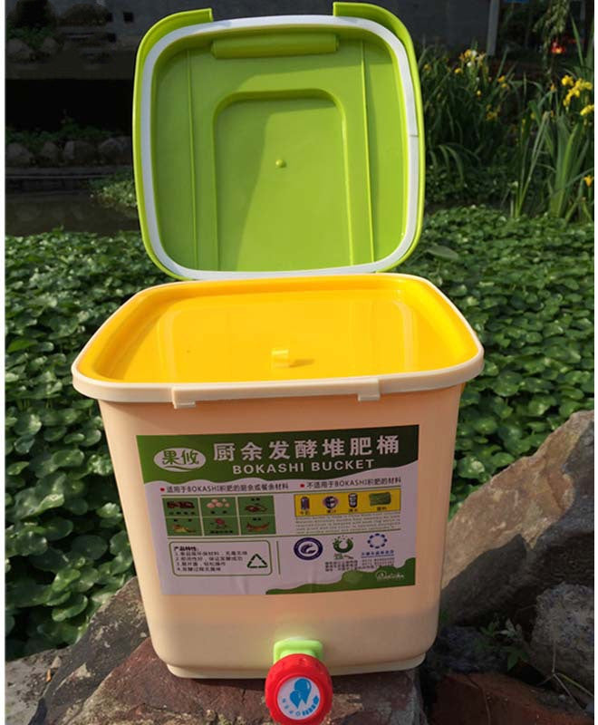 12L Bokashi Composting Bucket - Indoor Food Waste Fermenter