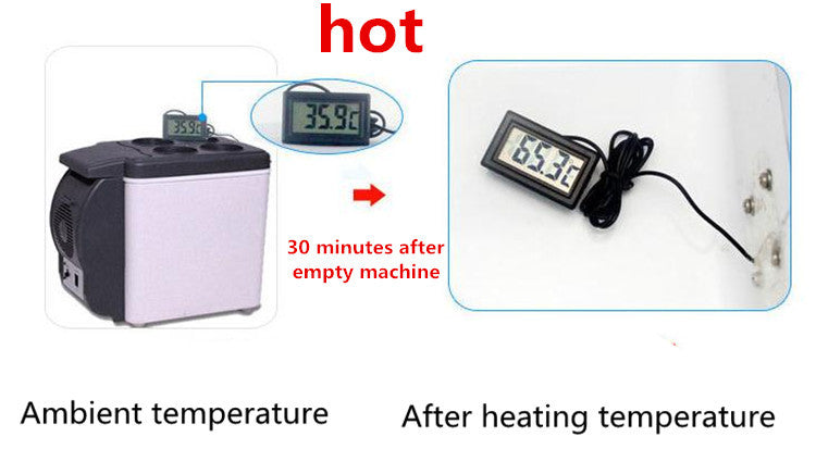 6L Portable Car Mini Fridge - Hot & Cold Travel Cooler