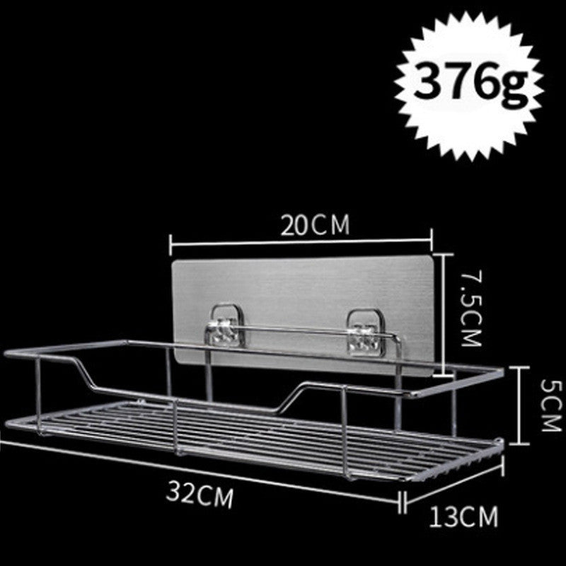 Adhesive Wall Storage Rack - No Drilling Required