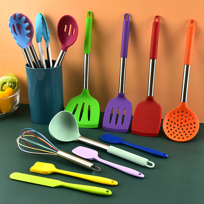 14-Piece Premium Silicone Kitchen Utensil Set