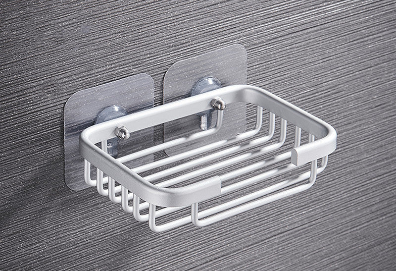 Premium Aluminum Wall-Mounted Soap Holder - Multiple Finishes