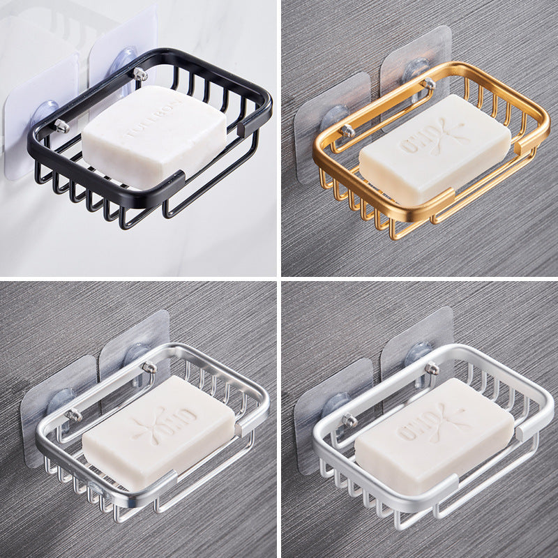 Premium Aluminum Wall-Mounted Soap Holder - Multiple Finishes
