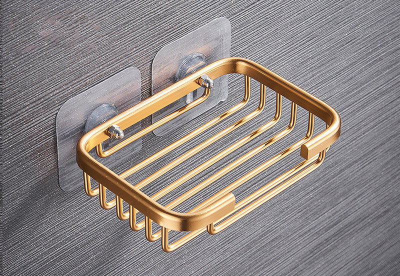 Premium Aluminum Wall-Mounted Soap Holder - Multiple Finishes