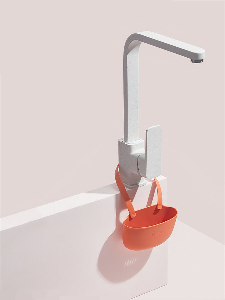 Faucet Hanging Storage Basket - Kitchen Sink Organizer