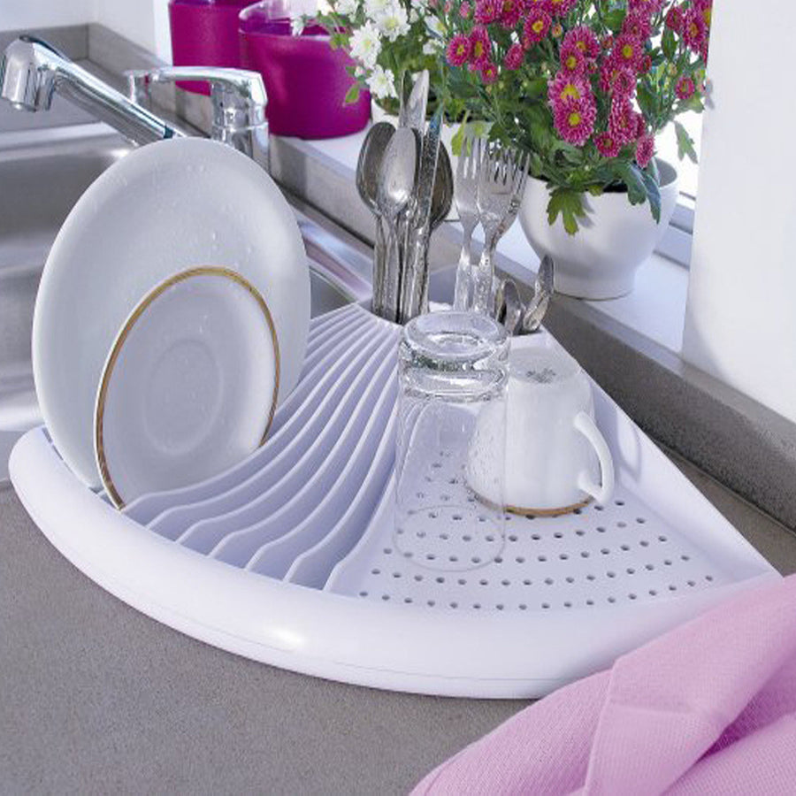 New Creative Kitchen Storage Racks Dishes Tableware Plastic Drain Rack