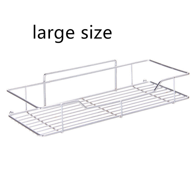 Adhesive Wall Storage Rack - No Drilling Required