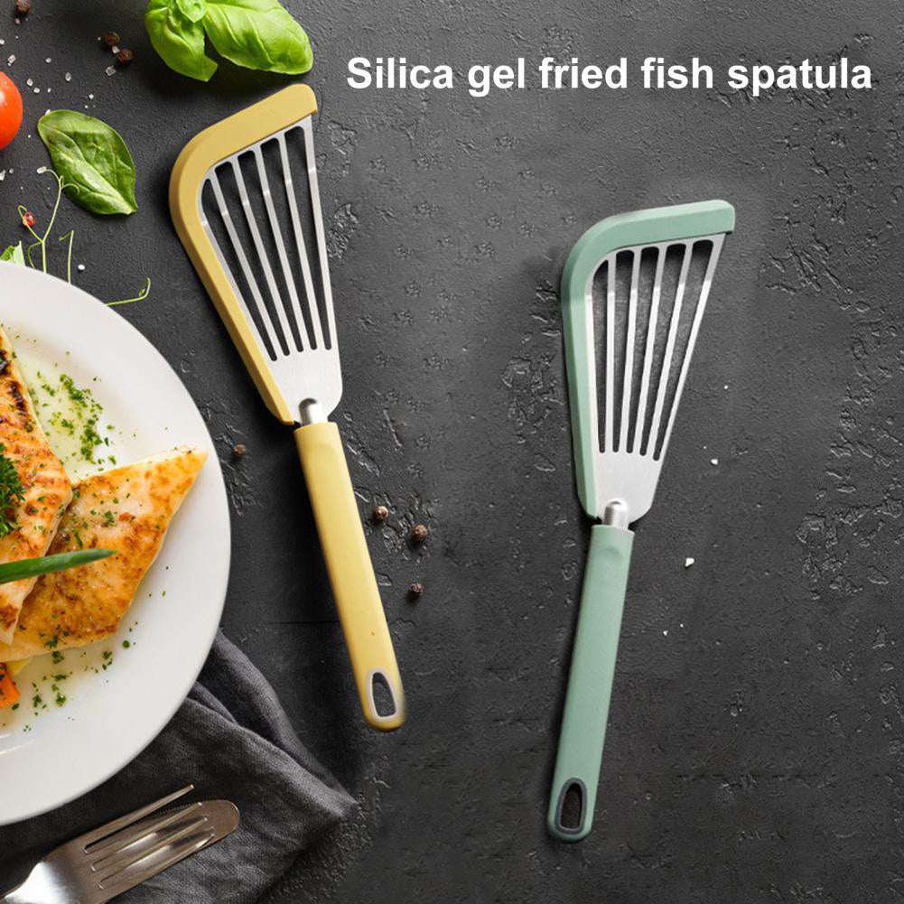 Professional Silicone Fish Spatula - Non-Stick Safe Turner
