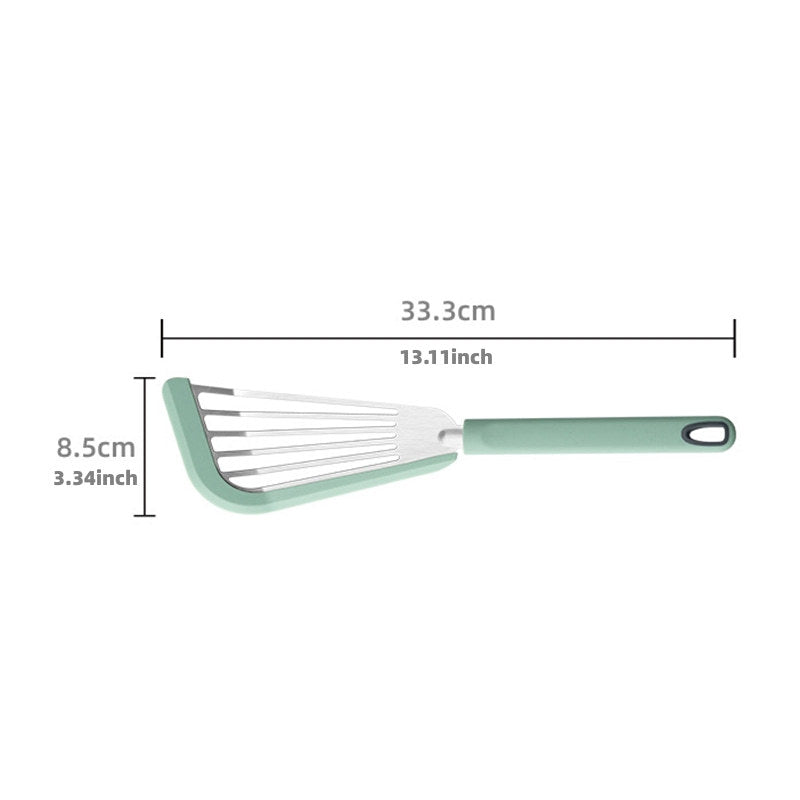 Professional Silicone Fish Spatula - Non-Stick Safe Turner