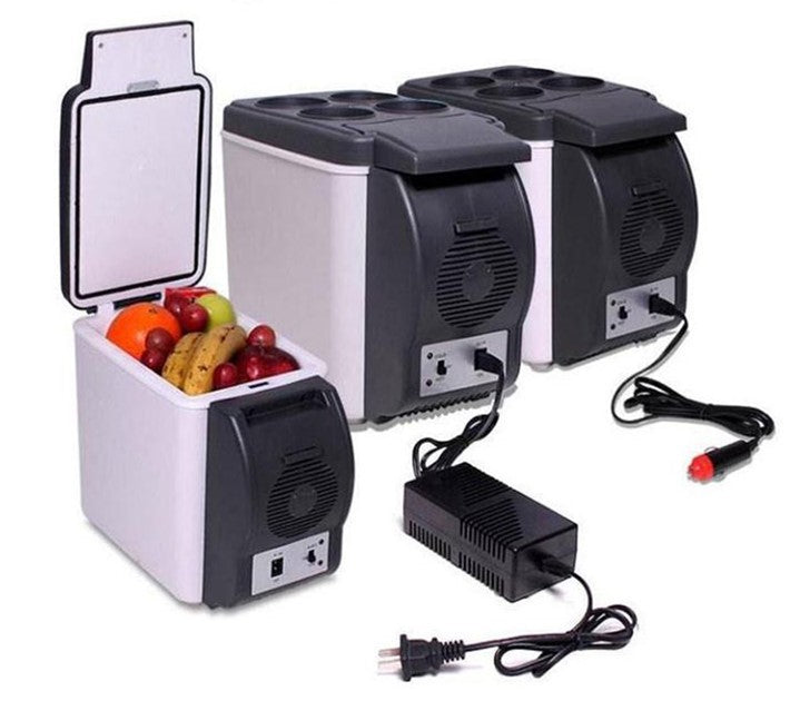 6L Portable Car Mini Fridge - Hot & Cold Travel Cooler