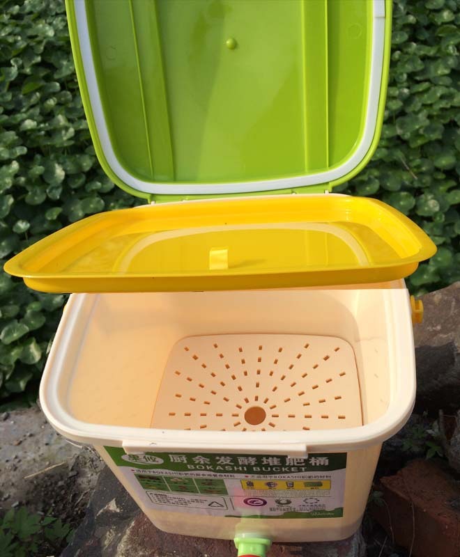 12L Bokashi Composting Bucket - Indoor Food Waste Fermenter
