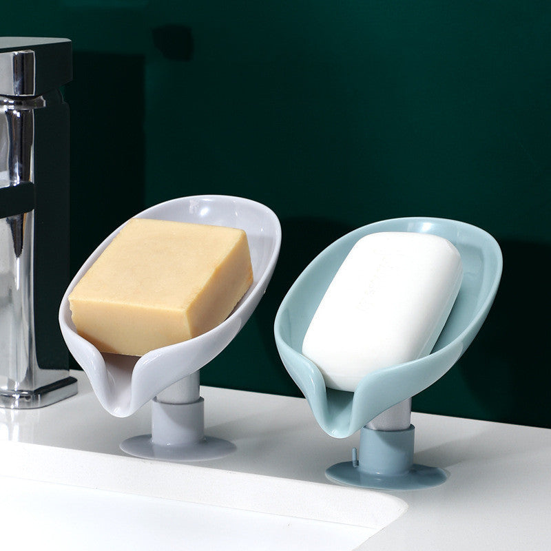 Vertical Draining Soap Dish - No-Drill Wall Mount