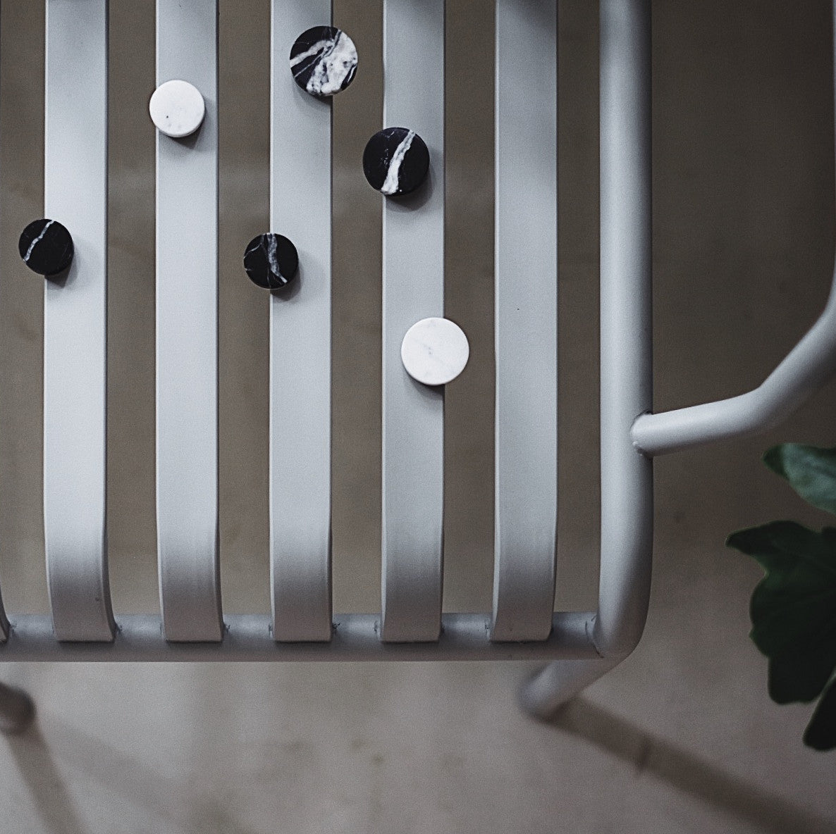 Nordic Marble Fridge Magnets - Minimalist 4-Piece Set