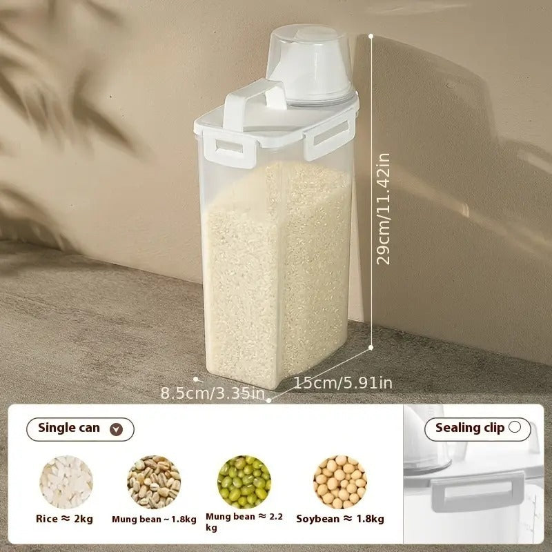 Airtight Food Storage Containers - 4-Piece Pantry Set