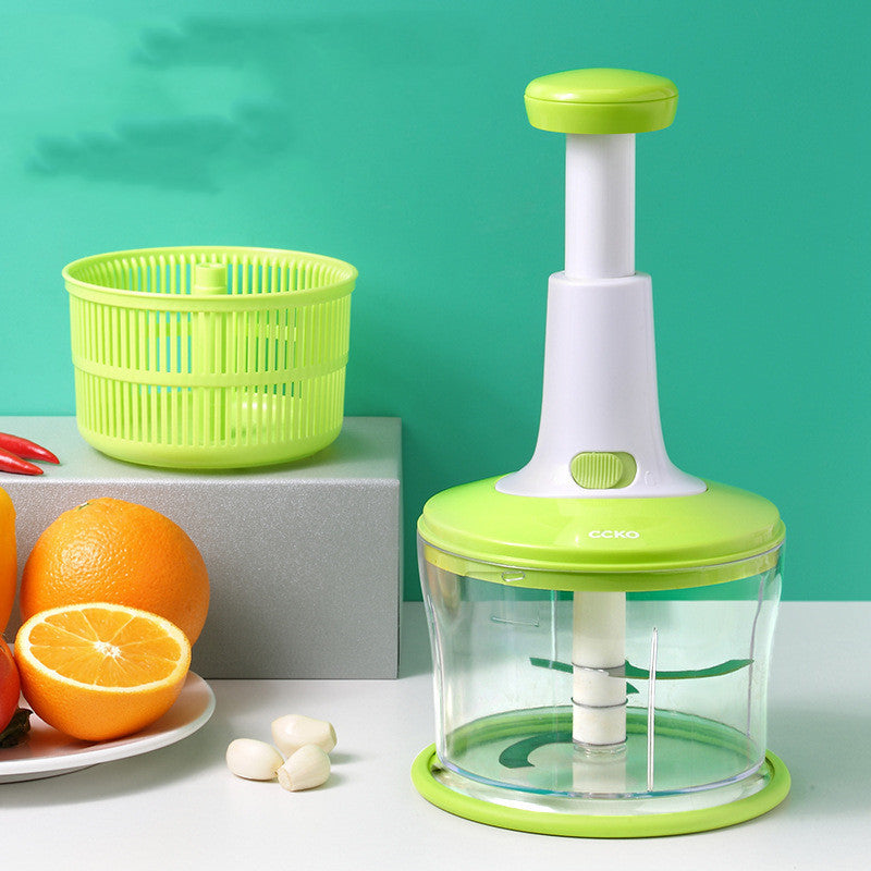 Heavy-Duty Manual Garlic Press & Crusher