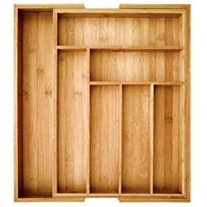 Bamboo Kitchen Drawer Organizer - Eco-Friendly Storage