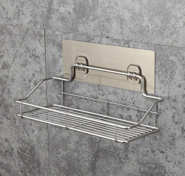 Adhesive Wall Storage Rack - No Drilling Required