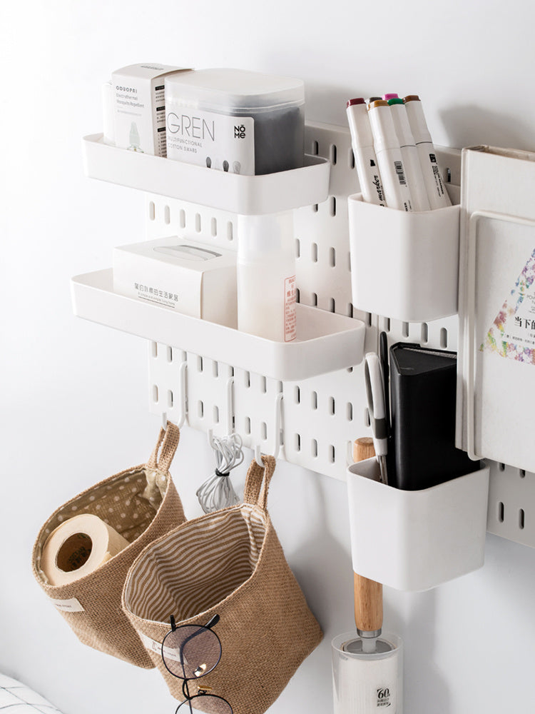 IKEA Compatible Pegboard Storage System - No-Drill Installation