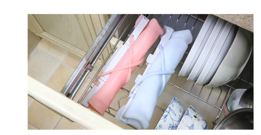 Reusable Silicone Food Storage Bags - Eco-Friendly Set