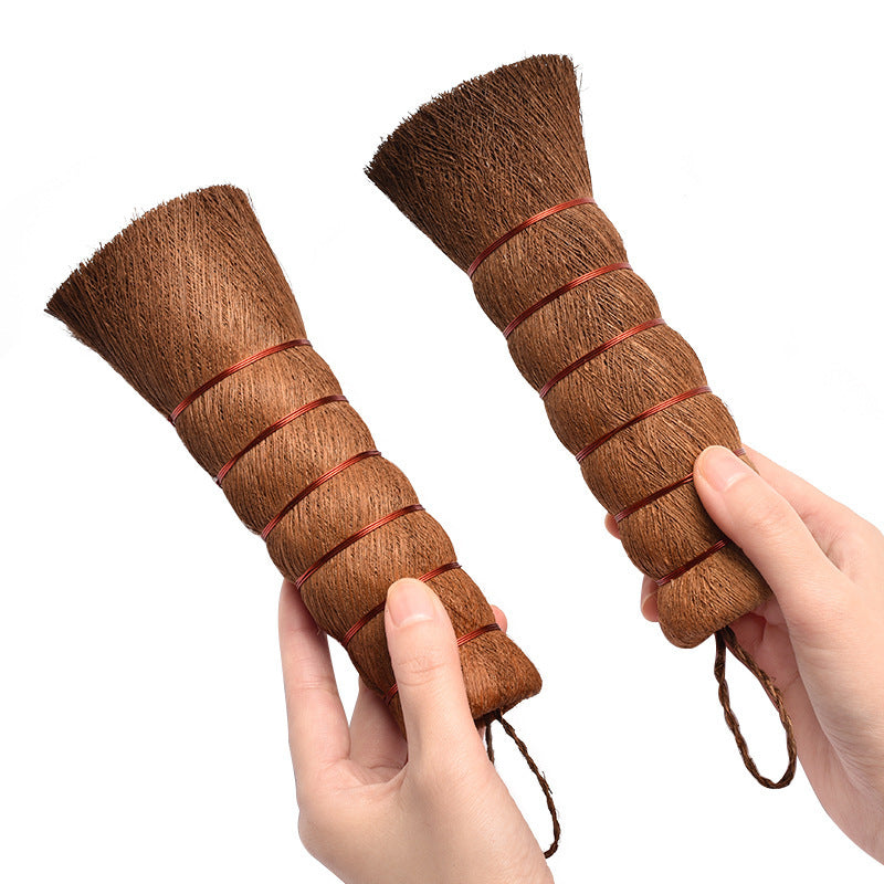Natural Palm Fiber Dish Brush - Eco-Friendly Scrubber
