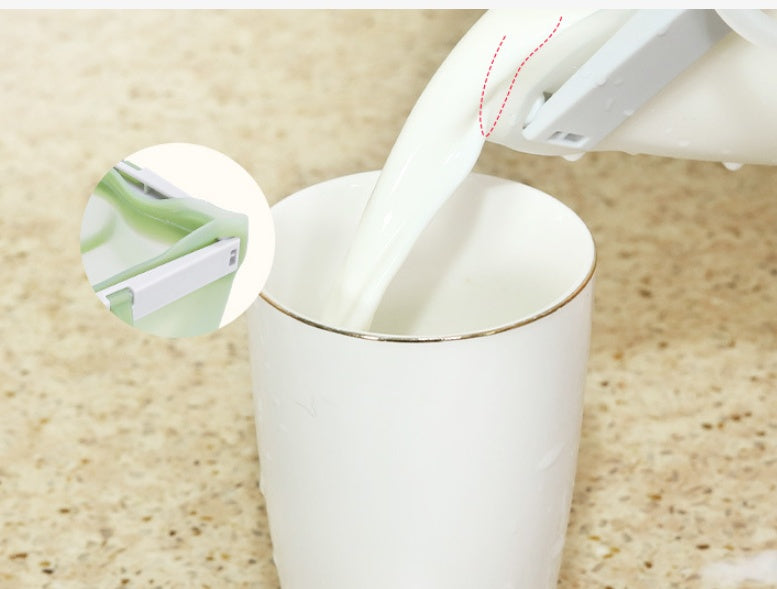 Reusable Silicone Food Storage Bags - Eco-Friendly Set