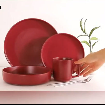16-Piece Luxury Ceramic Baking & Serving Set