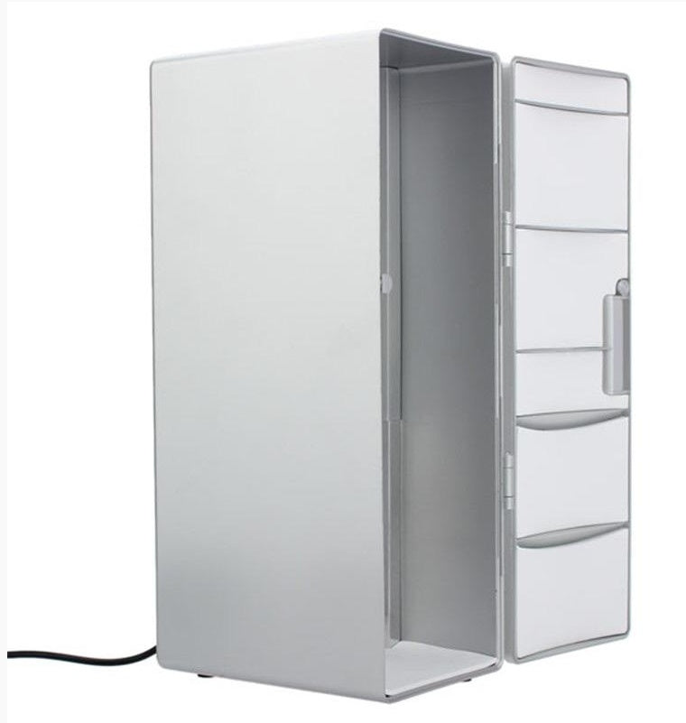 Compact USB Mini Fridge - Desktop Cooler & Warmer