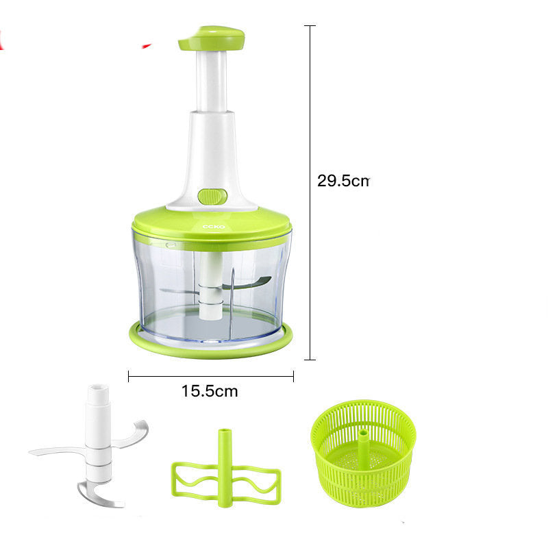 Heavy-Duty Manual Garlic Press & Crusher