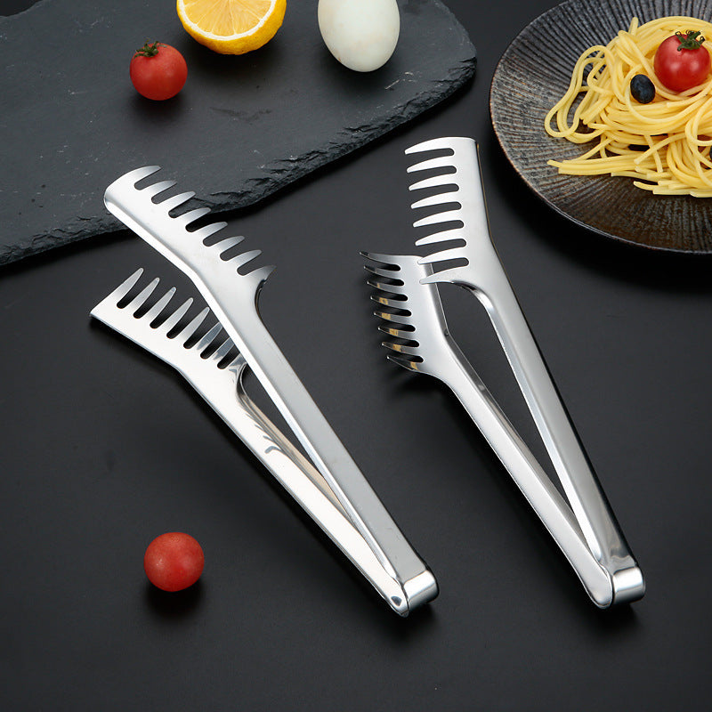 Premium Stainless Steel Kitchen Tongs - 9 Inch Professional