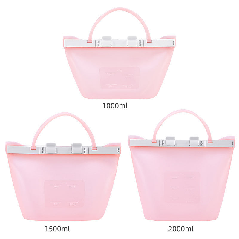 Reusable Silicone Food Storage Bags - Eco-Friendly Set